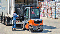 Lift Truck Loading Truck