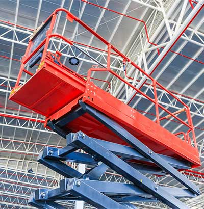 Scissor lift equipment